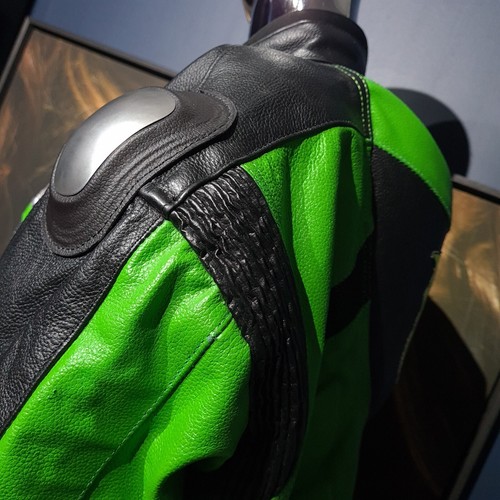 KAWASAKIMan'sMotorbike Jacket/Like NEW/4XL/Armp2Armp65cm/Around Waist121cm/L70cm - Picture 7 of 24