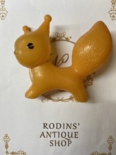 Vintage Soviet Plastic Toy Squirrel Collectible Children Toy Old Rare 1970 USSR