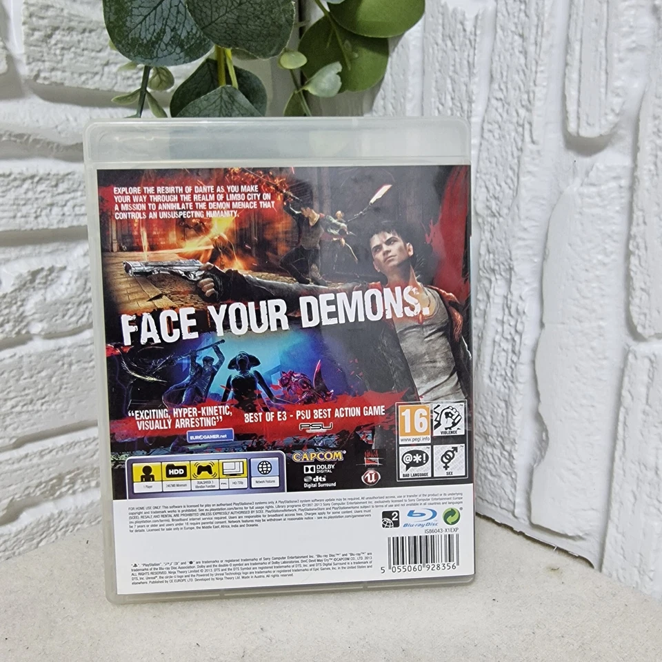 DmC: Devil May Cry (Sony PlayStation 3, 2013) - Complete with Manual - Image 2 of 4