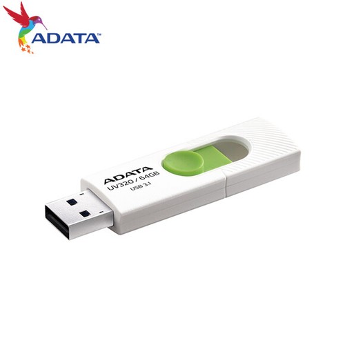 ADATA UV320 64GB USB 3.1 Retractable Capless USB Flash Drive Memory