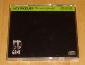 Jack Nicklaus Golf TurboGrafx-16 CD TurboDuo Video Game, Original Case + Manual