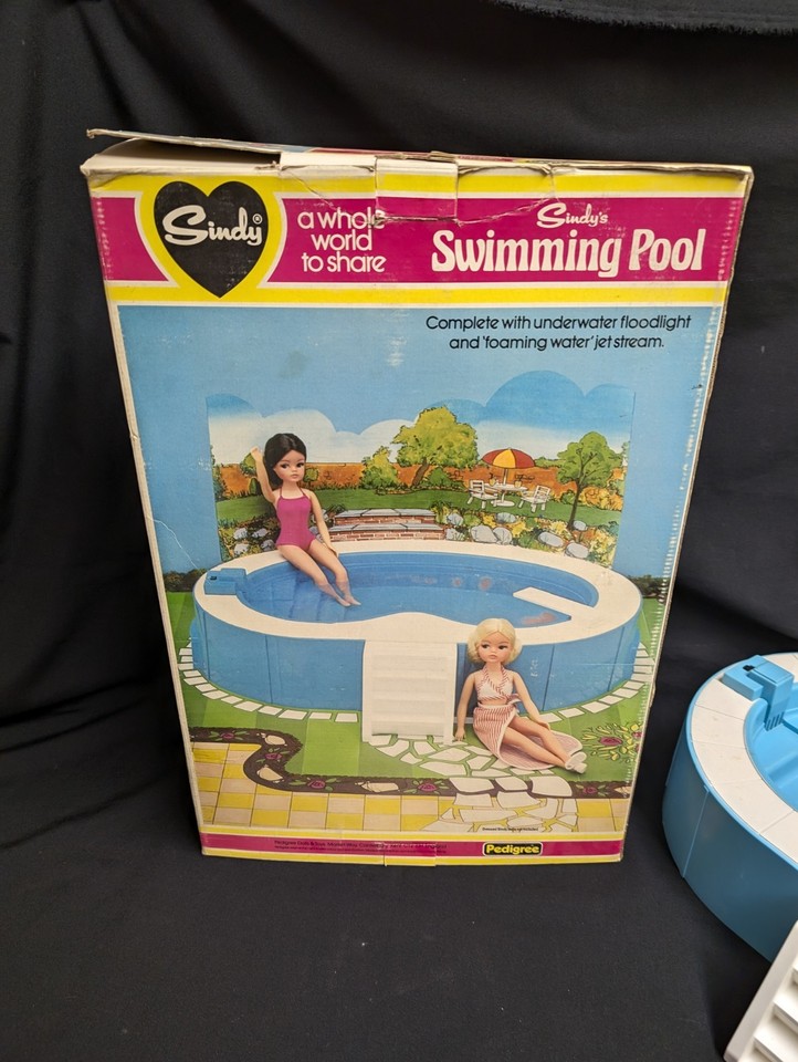 Vintage 1970’s Sindy Swimming Pool Diving Board & Steps, Boxed | eBay UK