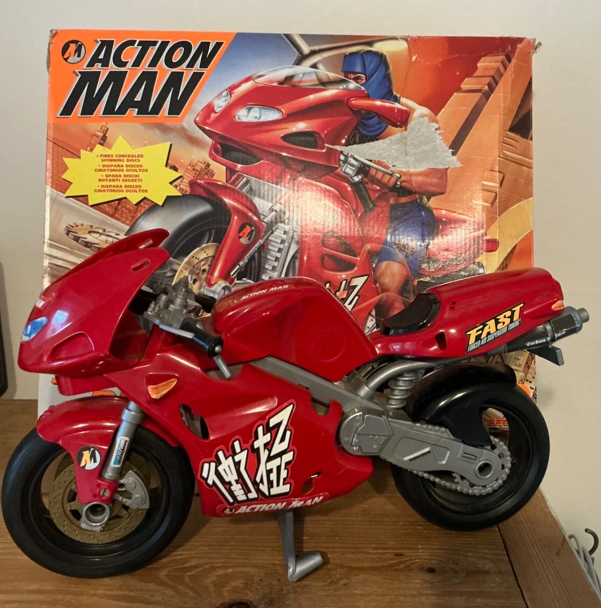 Action Man Figurine Moto Ninja Super Speed Bike Année 1998