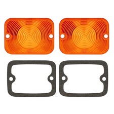 1963-65 Falcon Park Lamp Lenses Fairlane Gaskets Lh Rh Futura Sprint New