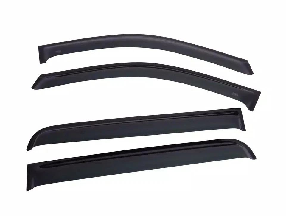 EGR In-Channel Window Deflectors Fits 2001-2003 Ford F150 SuperCrew Front/Rear Foto 4 de 4
