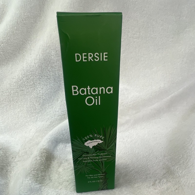 DERSIE 100% Pure Batana Oil 4 fl oz Fragrance-Free Cruelty-Free Nourishing