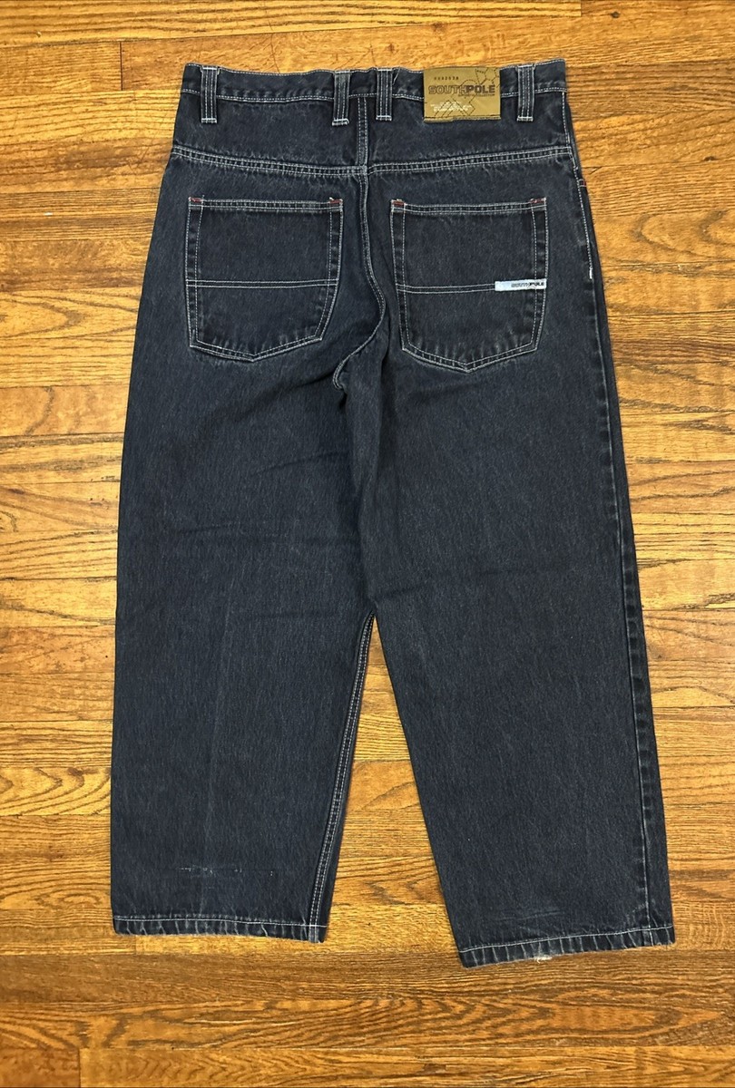 Vintage South Pole Baggy Jeans Blue Mens Size 36x30 RN82628 Wide