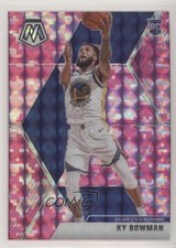 2019-20 Panini Mosaic Rookies Pink Camo Prizm Ky Bowman #206 0it8