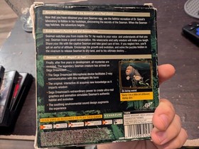 Seaman Sega Dreamcast 2000 Complete Set with Mic!