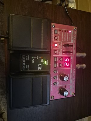 Used BOSS RC-30 Loop Station Looper Pedal Red