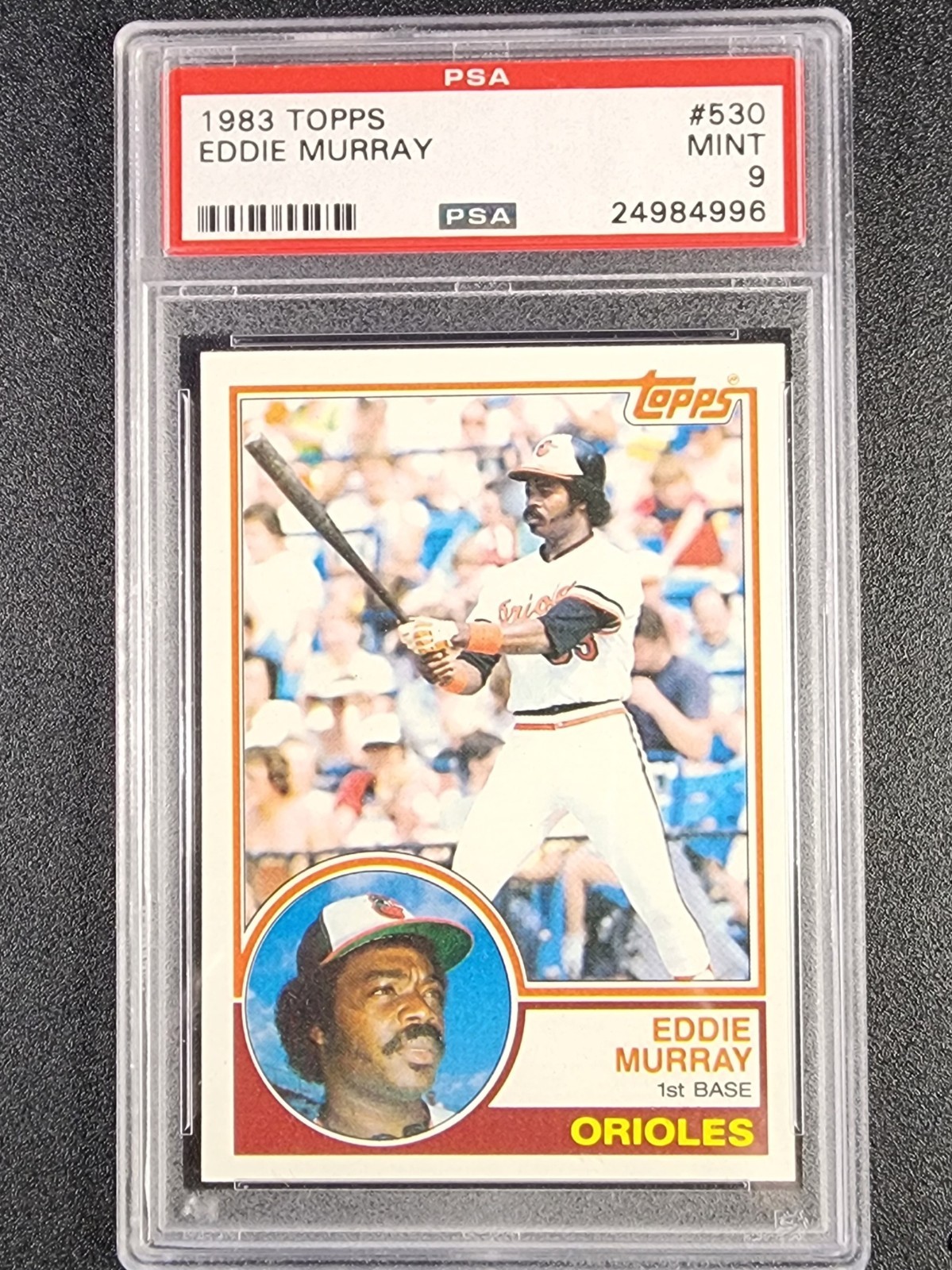 1983 Topps #530 Eddie Murray HOF - PSA 9 MINT