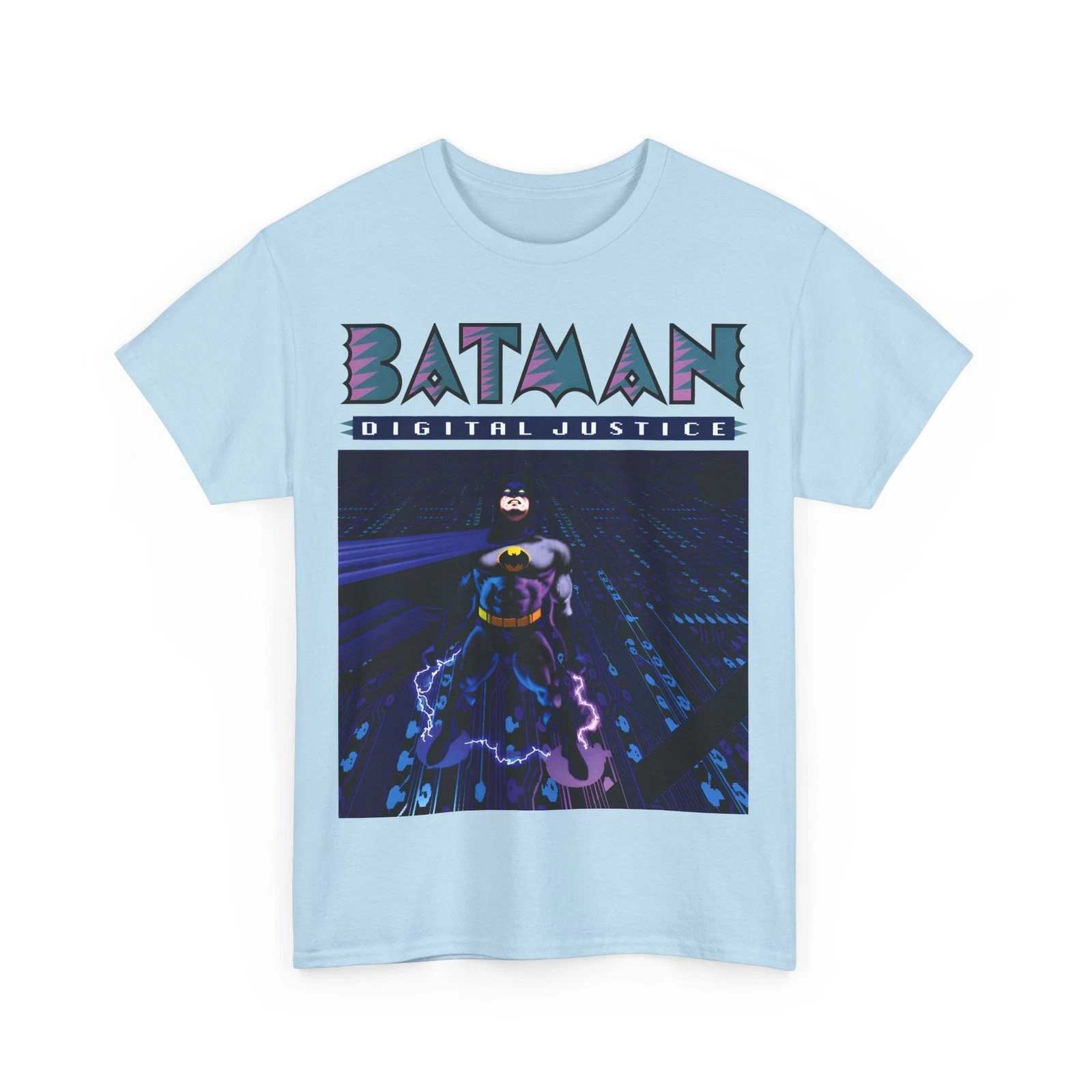 Batman Digital Justice T-Shirt - Pepe Moreno Computer Art - DC Comics