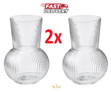 New Ikea PÅDRAG Vase Clear Glass Stylish Ornament Vase Decorative 17 cm