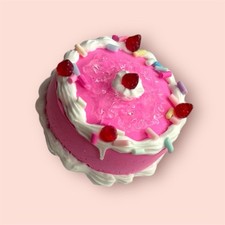 Handmade mini cake keychains