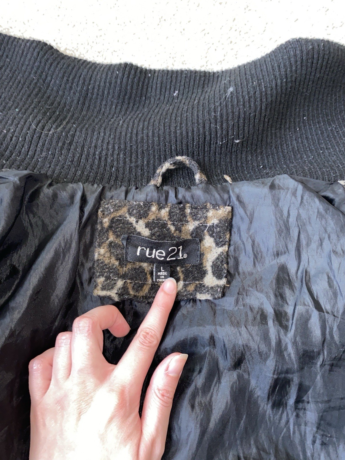 Rue 21 Jacket Large Cheetah Pattern - image 10