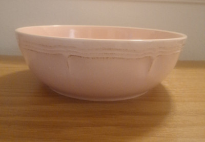 Riviera Maison 2-Quart Ceramic Bowl~Pink~Preowned