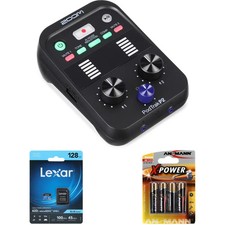 Zoom PodTrak P2 USB Mic Recorder with MicroSDXC Card and Batteries
