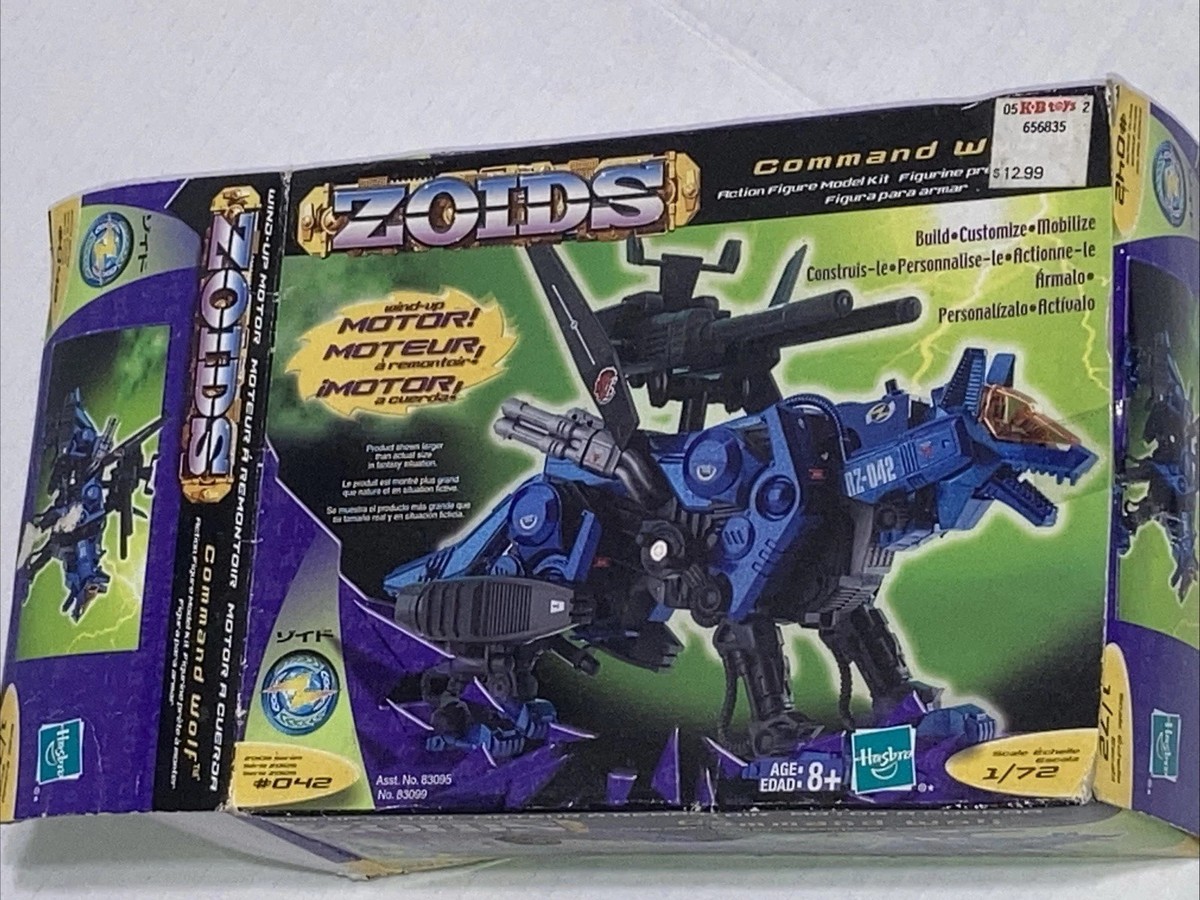 Zoids Blue Command Wolf RZ-042 Figure, 1/72 Original BOX ONLY