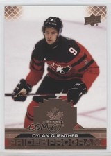 2022 Team Canada Juniors Pride of the Program Rose Gold Foil Dylan Guenther 10dr