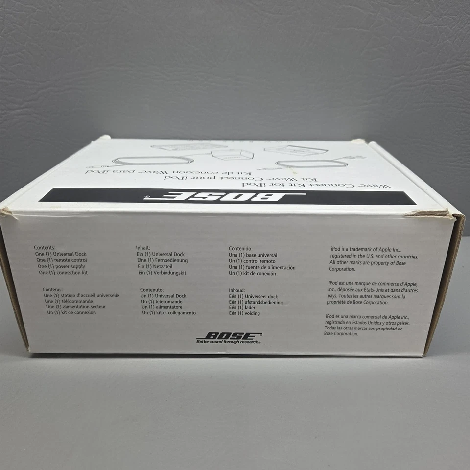 Kit Bose Wave Connect para iPod e iPhone kit de dock 315527-0010 novo em folha caixa aberta - Imagem 4 de 4