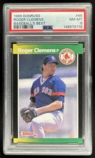 1989 Donruss Baseball's Best Roger Clemens #65 Red Sox PSA 8