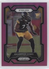 2023 Panini Prizm Rookies Pink Prizm Broderick Jones #385 2xd