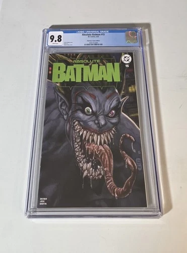 Absolute Batman #15 CGC 9.8 Grade Glenn Fabry Edition Limited 750 Absolute Joker