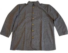 New Civil War Reenactor Confederate Regimental Gray Wool Sack Coat Size 46