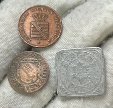 Early German State 3 Coins Lot