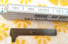 Meßschieber antik Messing Inches+Meter 12 cm