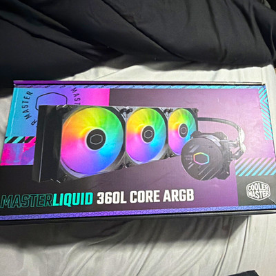 Cooler Master MasterLiquid 360L Core ARGB 360mm AIO CPU Cooler 3x120mm