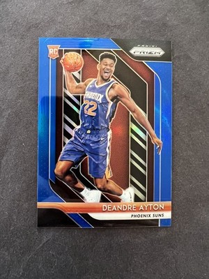 2018-19 Prizm DeAndre Ayton Rookie Blue Prizm /199 - Suns Lakers