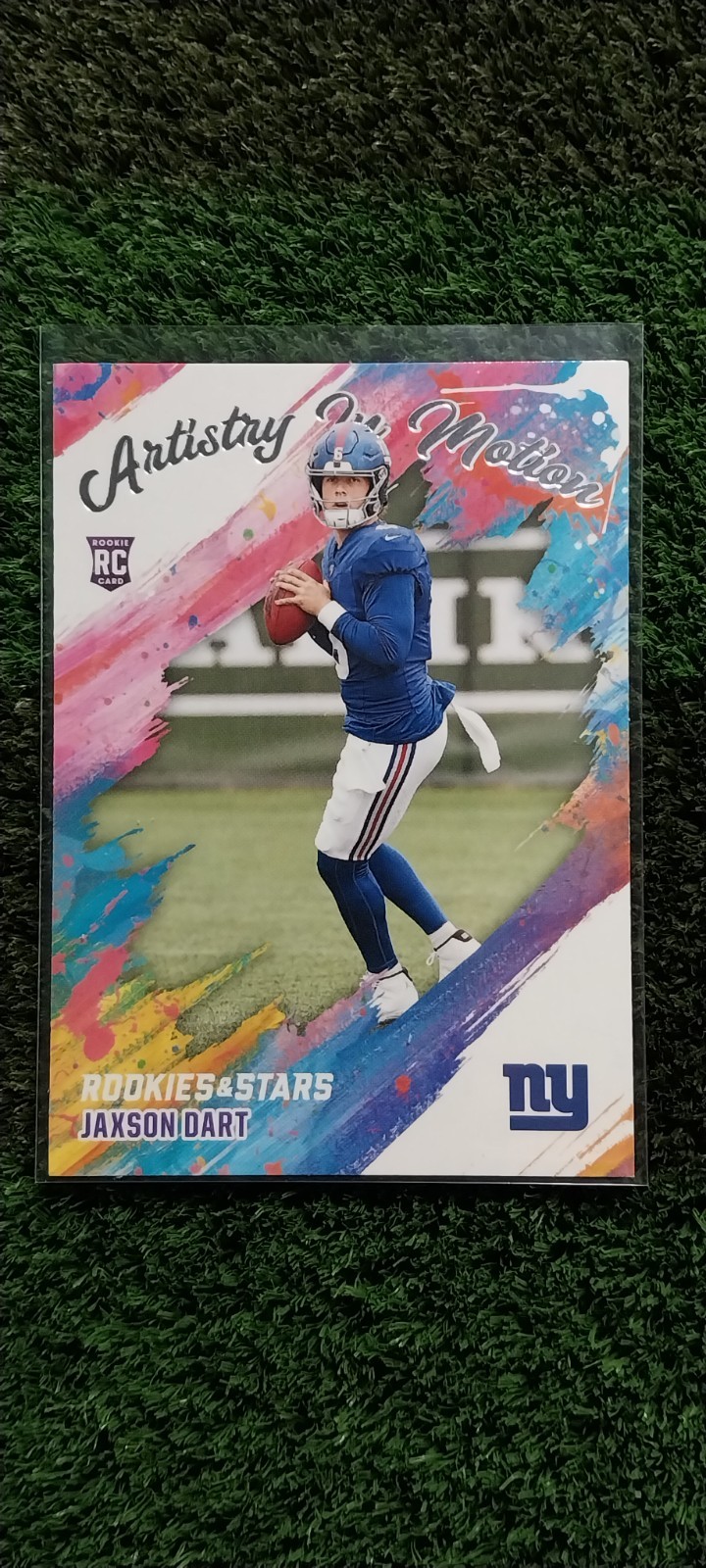 2025 Rookies And Stars Jaxson Dart Artistry In Motion