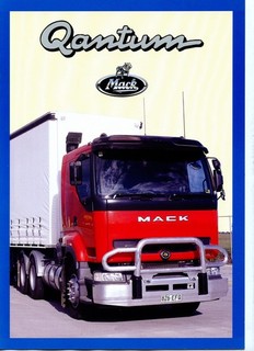 Mack Qantum Truck Brochure Australia 1998