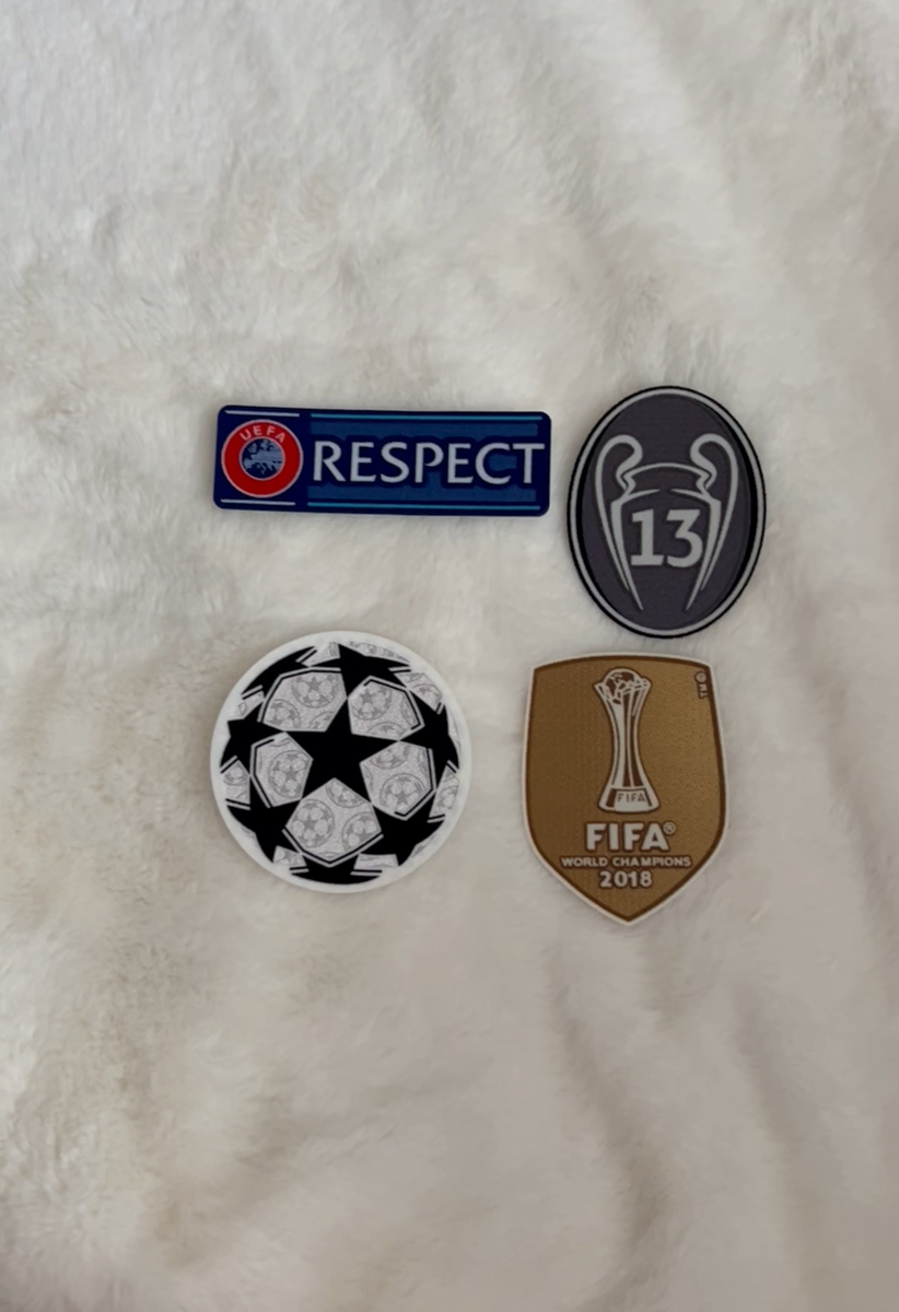 UEFA 2018-19 Patch Set 13 Honour Trophy Respect Real Madrid Bale