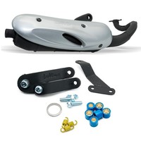 Auspuffanlage LeoVince Sito Mit Zulassung FüR Yamaha Neo's 50 / MBK Ovetto 50