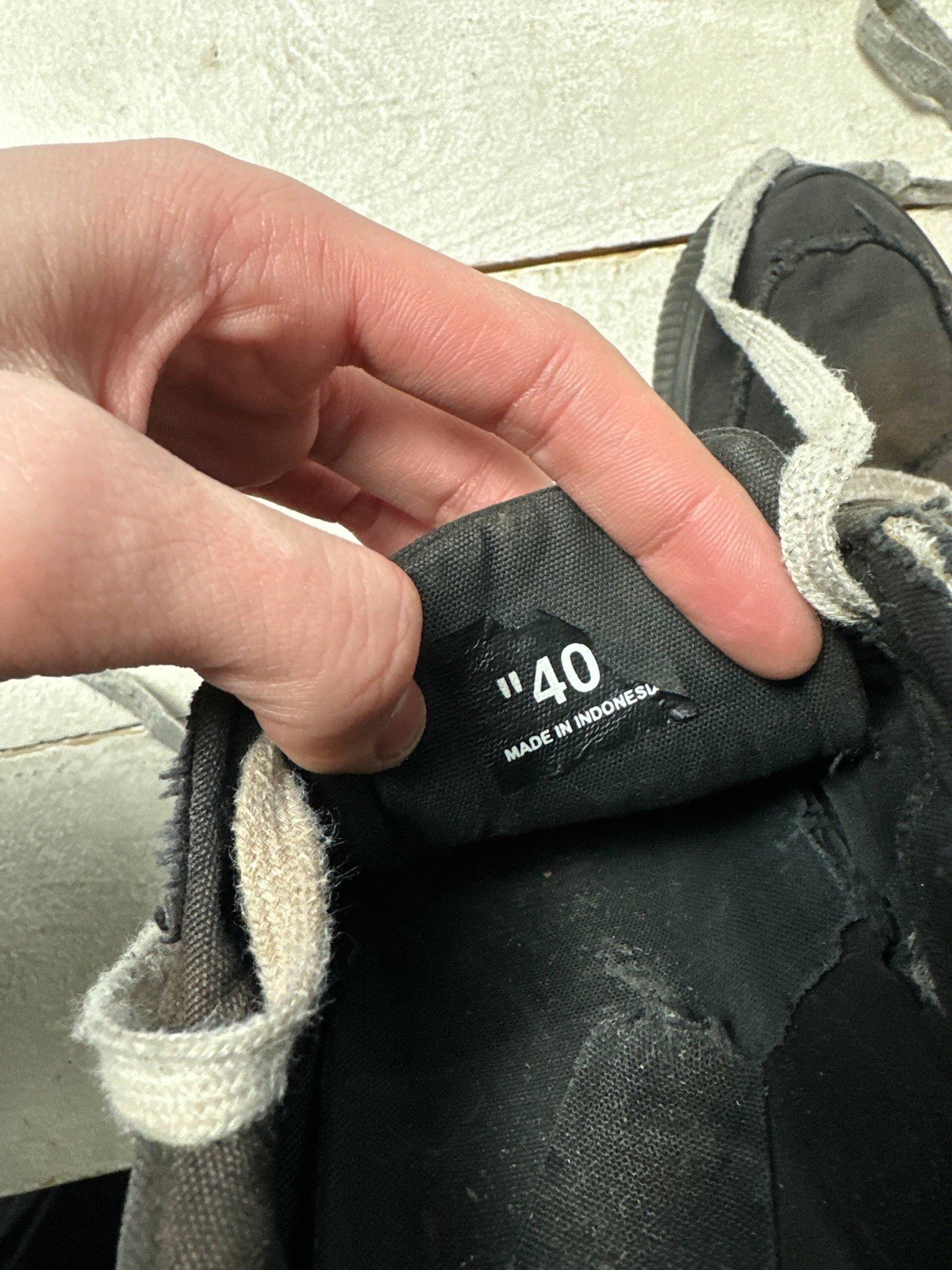 🚨 OFF WHITE DISTRESSED VIRGIN ABLOH VULCANIZED T… - image 19