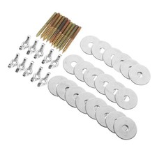 12 Sets Parakeet Supplies and Accessories Bird Perch Fitting Screws Stand Rod