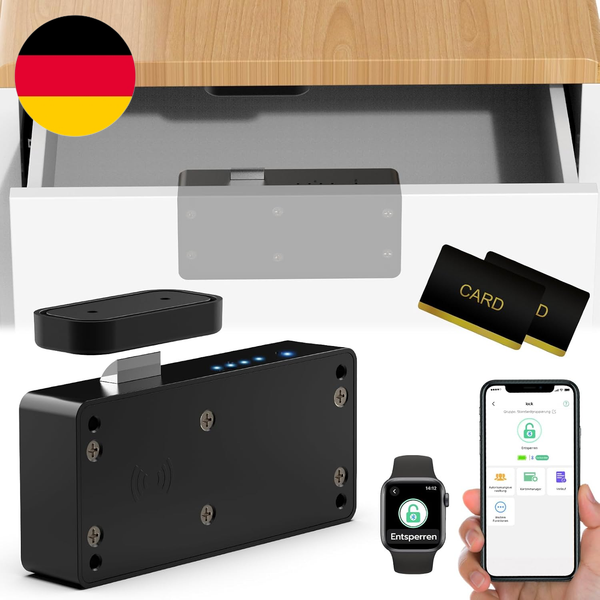 Smart Schubladenschloss, Eseesmart Rfid Elektronisches Schrankschloss MöBelschlo-image