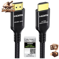 Hdmi 2.1 Kabel 2M 48Gbps Ultra High Speed 4K 120Hz 8K 60Hz Earc FüR PS5 Xbox