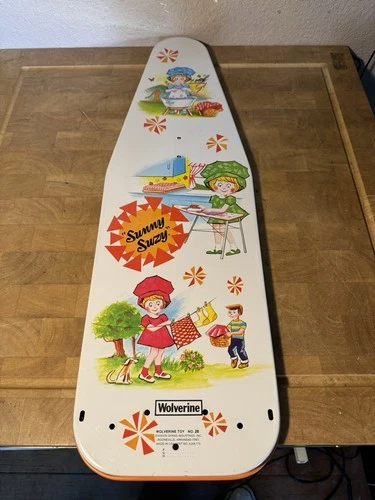 Vintage Wolverine Sunny Suzy Ironing Board #28 Tin Retro Toy