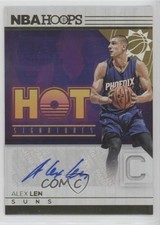 2016-17 Panini NBA Hoops Hot Signatures Alex Len #7 Auto 0f8