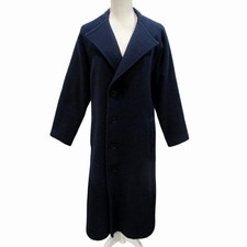 Used Width Y's Yohji Yamamoto 17AW Melton Coat Jacket Wool Alpaca Blend Mohair