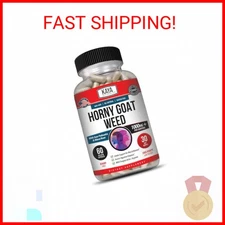 Kaya Naturals Horny Goat Weed Extract with Maca - Complex with Saw Palmetto Gins