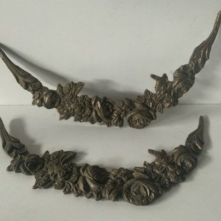 ANTIQUE FRENCH ORMOLU ART NOUVEAU FURNITURE SWAGS VINTAGE HARDWARE