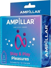 Condoms 3 Count Extended Pleasure Studded Sensations Climax Control Lubricated