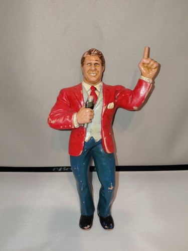 WWE WWF LJN Vince McMahon Vintage Rubber Wrestling...