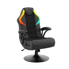 Gaming Chair Bluetooth Audio RGB Lights Adjustable Comfort Immersive Experience