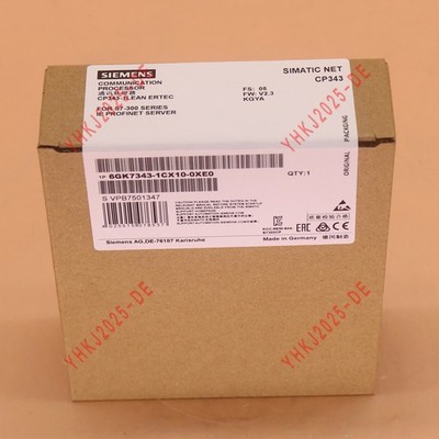Siemens SPS-Modul 6GK7343-1CX10-0XE0, NEU Werksversiegelt KOSTENLOSER VERSAND