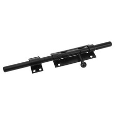 Black Stainless Steel Sliding Door Latch Lock Durable Security Bolt